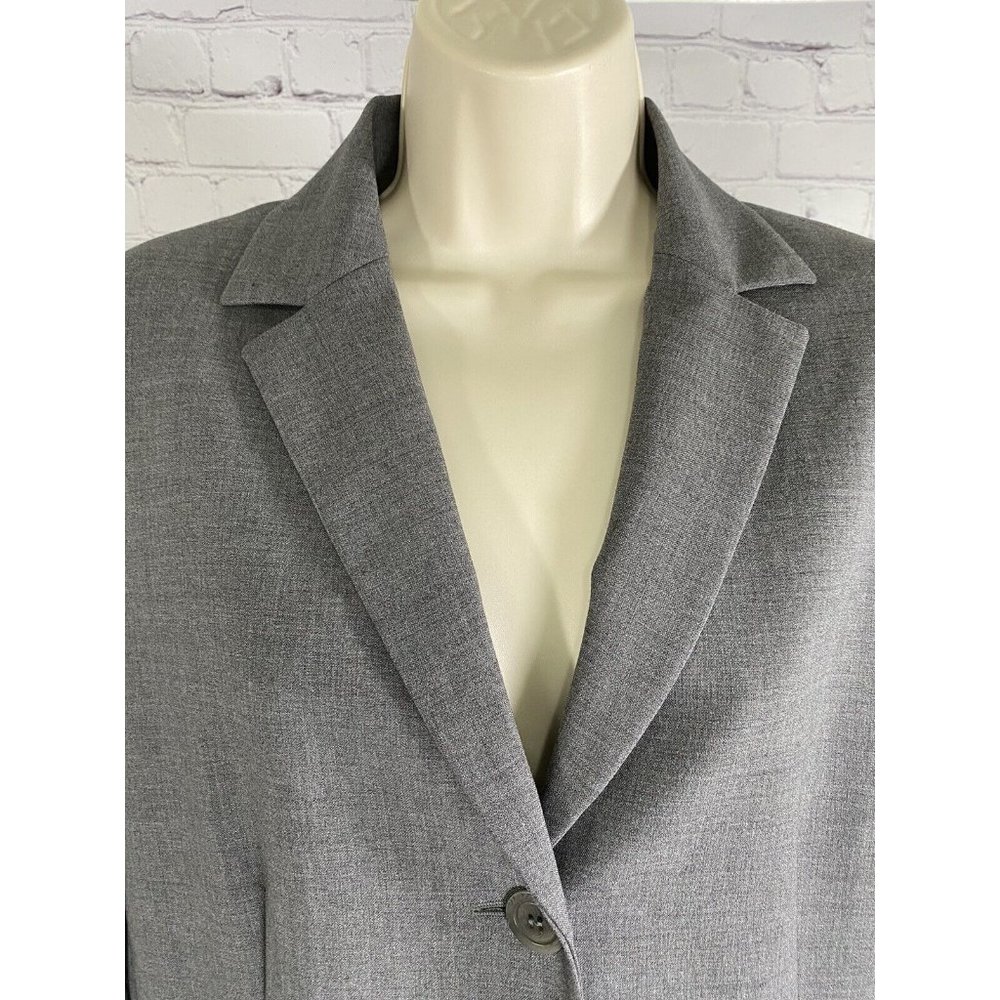 Talbots Stretch Gray Wool Blend 3 Button Notch La… - image 5